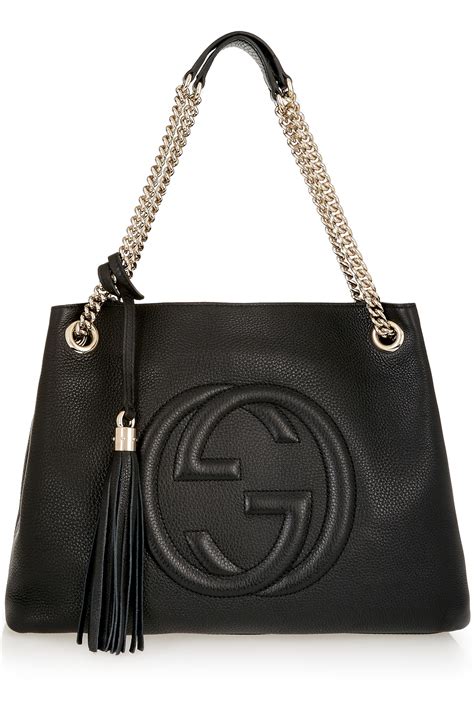 gucci soho tote mini|Gucci soho shoulder bag black.